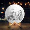 Christmas Gifts Custom Moon Lamp with Picture Custom 3D Photo Engraved Moon Light