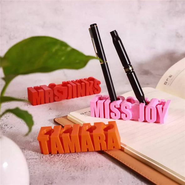 3D Printed Pen Holder with Personalized Words
