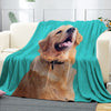 Custom Photo Blankets Personalized Cat Dog Pet Photo Blankets Fleece Throw Blankets
