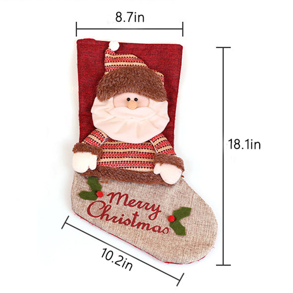 Candy Bag Christmas Gifts Bags Tree Ornament Stocking Candy Cookie Pouch