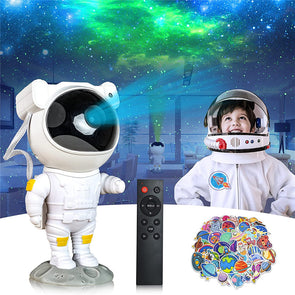 Night Light Projector for Kids Astronaut Star Projector Astro Galaxy Projector Spaceman Bedroom Night Light