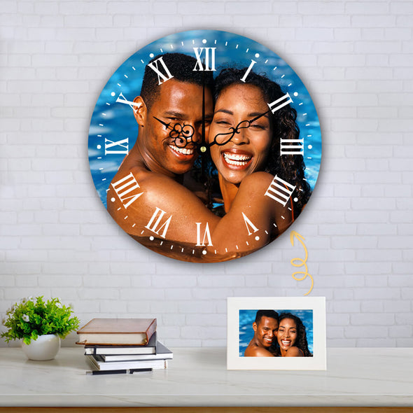 Custom Photo Clock Wall Clock Mother's Day Gift