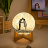 Custom Photo Moon Lamp 3D Engraved Moon Light 2 Colors
