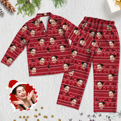 Christmas Pajamas Custom Sleepwear Photo Pajamas Christmas Gift