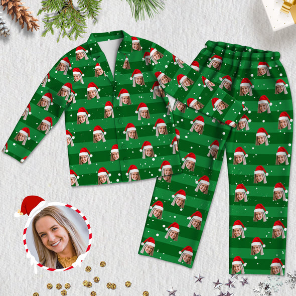 Christmas Pajamas Custom Christmas Sleepwear Photo Pajamas Christmas Gift