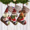 Christmas Stocking Large Candy Bags Christmas Decoration Santa Claus Gift