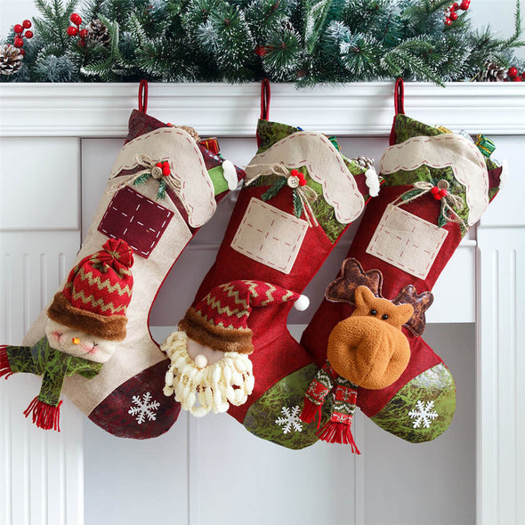 Large Candy Bags Christmas Stocking Christmas Tree Hanging Decorations