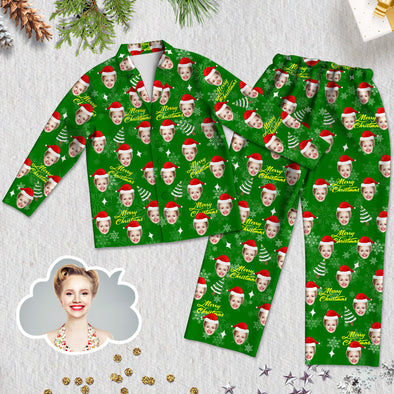 Custom Christmas Pajamas with Photo Christmas Gift
