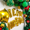 Christmas Party Decorations Merry Christmas Banner Balloons Set Christmas Ornaments