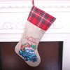 Christmas Stocking Santa Claus Sock Gift Kids Candy Bag Christmas Tree Hanging Decorations