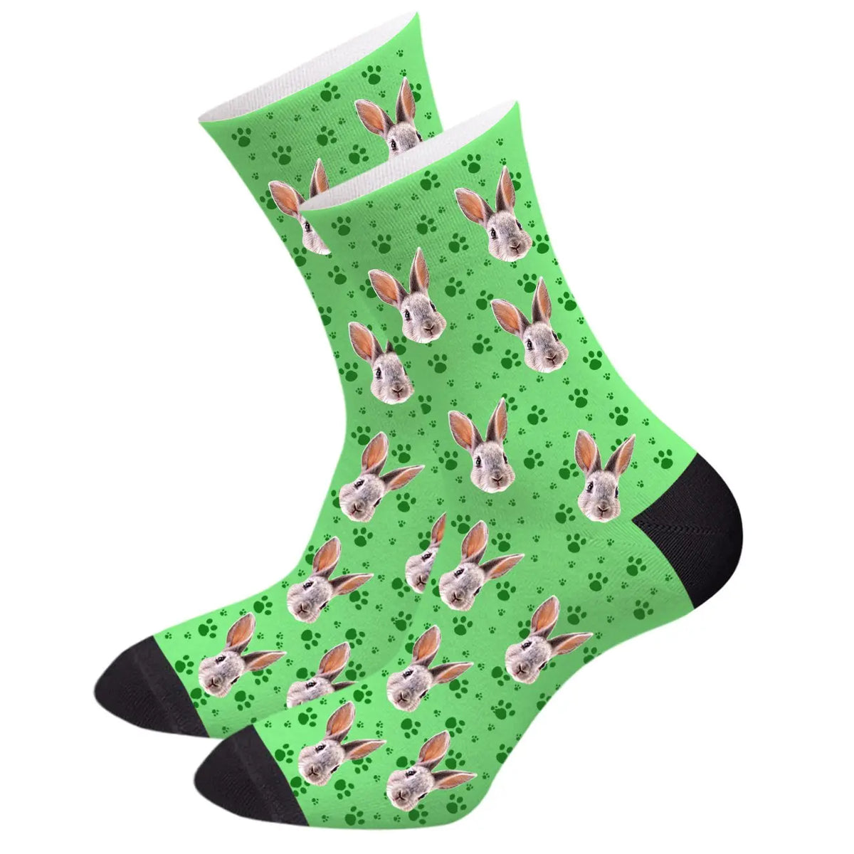 Custom Rabbit Photo Socks – Yourphotosocks