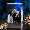 Mothers Day Gift Custom 3D Crystal Photo Personalized 3D Laser Photo Engraved Crystal Gift