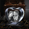 Anniversary Gift Custom 3D Crystal Photo Personalized 3D Laser Photo Engraved Crystal Gift for Lover