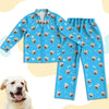 Customized Dog Face Pajamas Personalized Dog Photo Pajamas Home Sleepwear