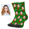 Custom Christmas Photo Socks