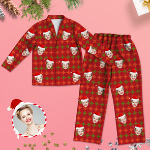Christmas Pajamas Sleepwear Customized Pajamas with Photo Christmas Gift