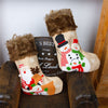 Christmas Stocking Candy Bags Christmas Tree Fireplace Hanging Decoration