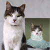 Pet Portrait on Canvas Custom Pet Portrait Canvas Gift for Cat Lover