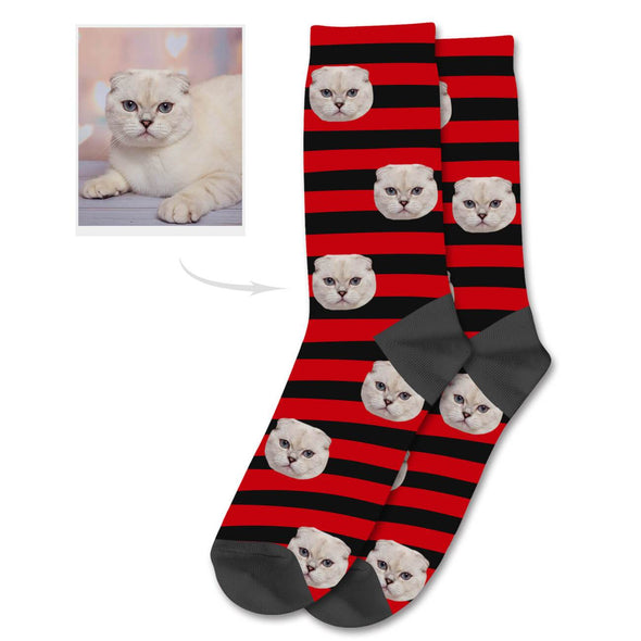 Custom Photo Cat Socks