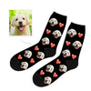 Custom Dog Lover Photo Socks