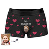 Photo Boxers Custom Underwear with Face Shorts for Men