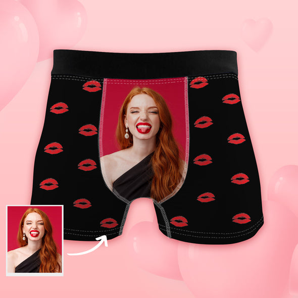 Custom Face on Boxers Valentine's Day Gift
