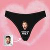 Custom Christmas Thongs Face on Thongs Anniversary Gift for Wife