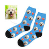 Custom Dog Lover Photo Socks