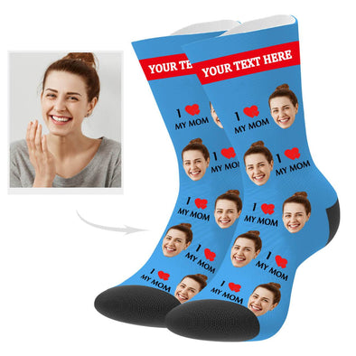 Custom Mom Socks with Text
