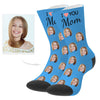 Custom Love Mom Socks