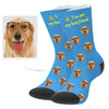 Custom Best Friend Dog Photo Socks
