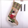 Christmas Stocking Decorations Bag Santa Snowman Christmas Tree Hanging Candy Gift Bags