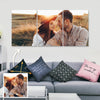 Custom Couple Photo Contemporary Painting Canvas Wall Decor 3 Pcs