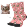 Custom Cat Face Socks Cat Photo Socks Gift for Cat Mom Cat Dad