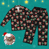 Custom Christmas Pajamas with Picture Home Sleepwear Christmas Gift