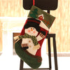 Christmas Stockings Santa Snowman Reindeer Xmas Character Holiday Christmas Party Decorations