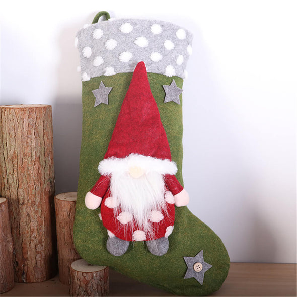 Christmas Stocking Fireplace Decoration Socks Candy Bags Gift Bags