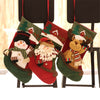 Christmas Stockings Santa Snowman Reindeer Xmas Character Holiday Christmas Party Decorations