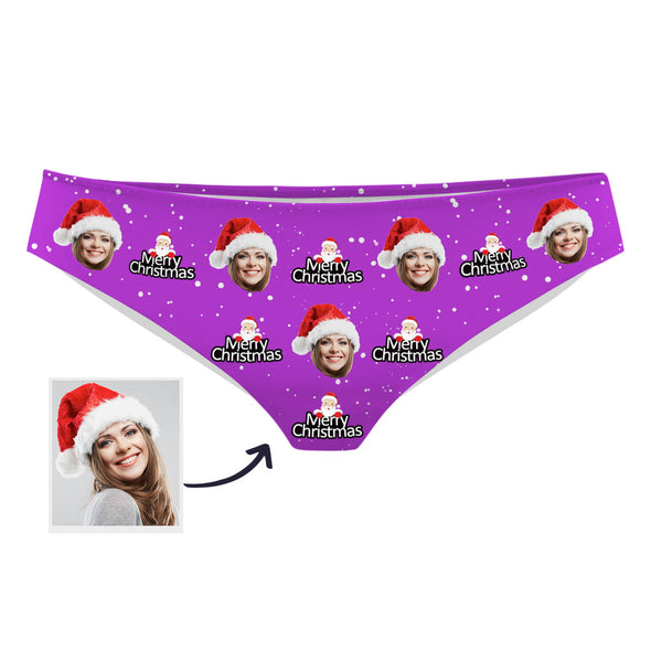 Custom Underwear Face Photo Panties Christmas Gift