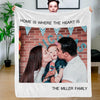 Custom Blanket with Pictures Personalized Photo Blankets Fleece Throw Blanket Christmas Gift