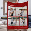 Custom Blankets with Pictures Personalized Photo Blankets Fleece Throw Blanket Christmas Gift