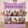 Custom Blankets with Pictures Personalized Photo Blankets Fleece Throw Blanket Christmas Gift