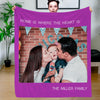Mothers day Gifts Personalized Photo Blankets Fleece Throw Blanket