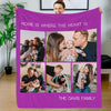 Custom Blankets with Pictures Personalized Photo Blankets Fleece Throw Blanket Christmas Gift