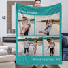 Custom Blankets with Pictures Personalized Photo Blankets Fleece Throw Blanket Christmas Gift