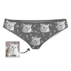 Custom Cat Photo Panties Cat Face on Underwear
