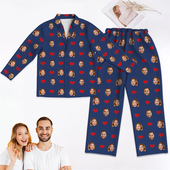 Customized Face Pajamas Personalized Pajamas with Photo Home Sleepwear
