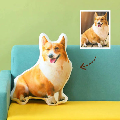 Face Pillow Personalized Animal Head Body Pillows Custom Pillow with Dog Cat Face