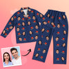 Custom Photo Pajamas Face Home Sleepwear Gift to Lover