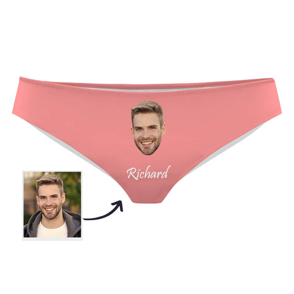 Custom Made Face Photo Panties with Lover Name